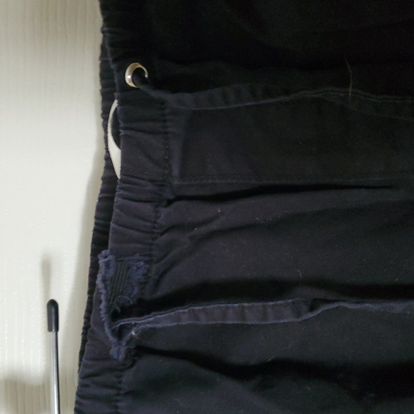 H&M Black Baggy Loose Fit Cargo Pants Medium - Picture 6 of 10
